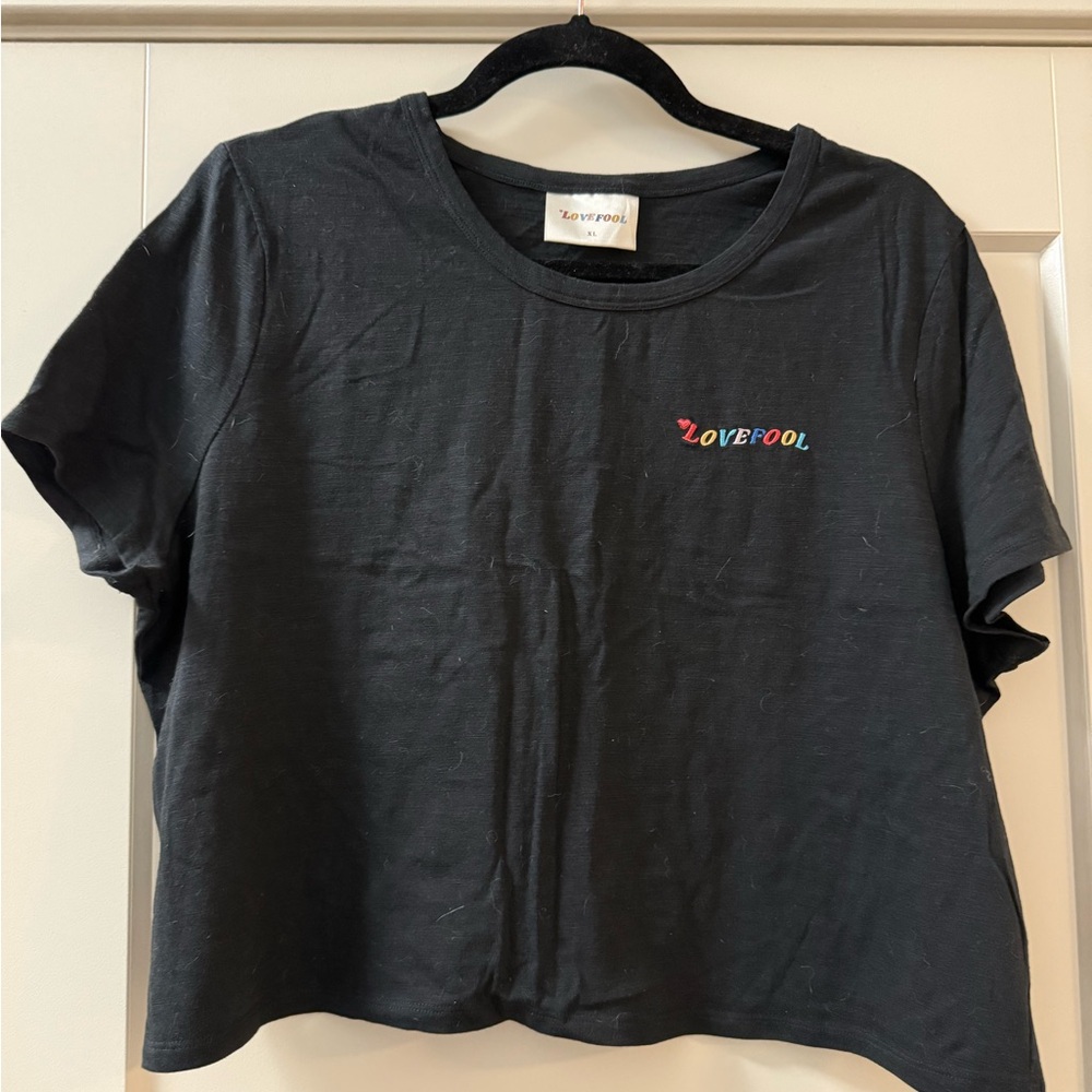 Lovefool Black T-Shirt XL